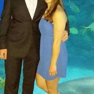 Blue Semi formal dress size medium